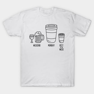 Monday and Coffee T-Shirt